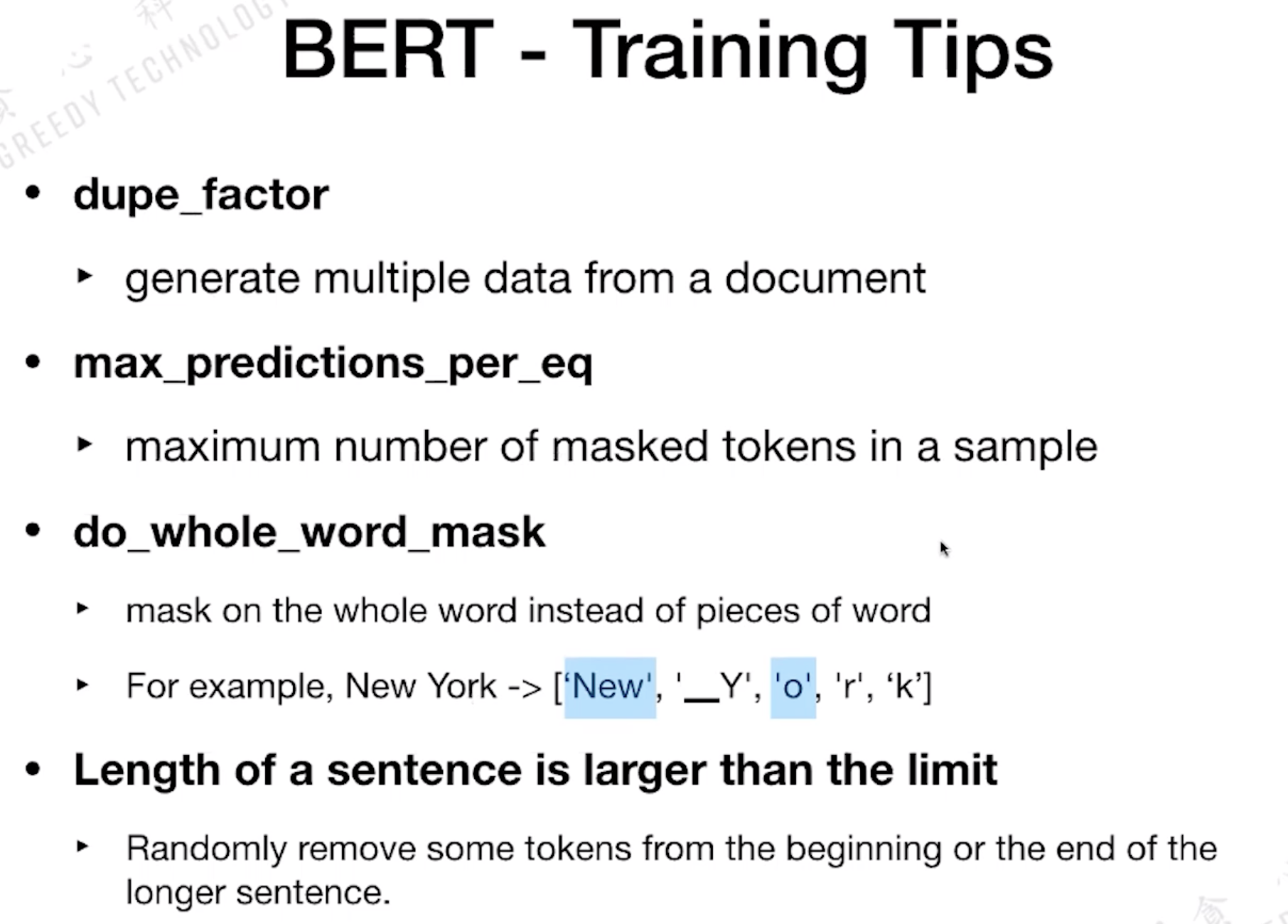 BERT tutorial